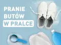 Białe trampki gotowe do prania w pralce. Dowiedz się, w jakiej temperaturze prać buty, by były jak nowe.