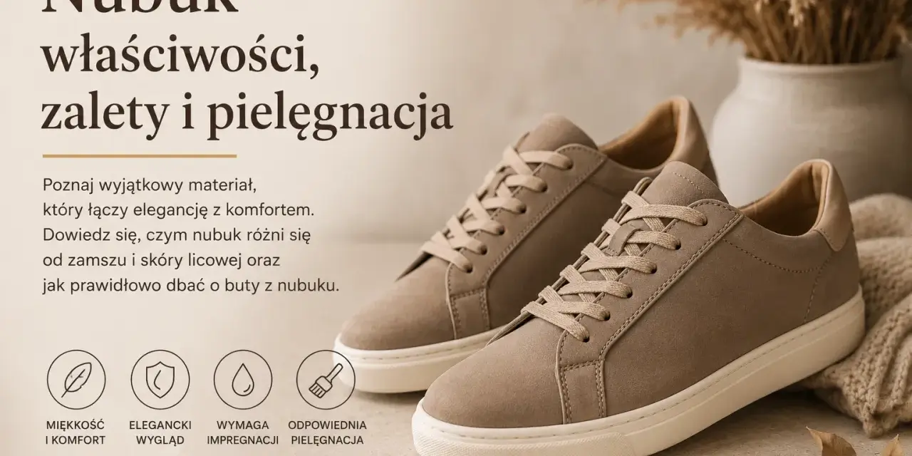 Nubuk – co to za materiał? Eleganckie, beżowe buty ze skóry nubukowej, idealne na co dzień. Dowiedz się o ich zaletach i pielęgnacji.