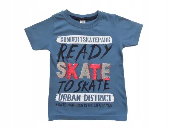 Najlepsze t-shirty z cekinami dla chłopca - modne i wygodne modele