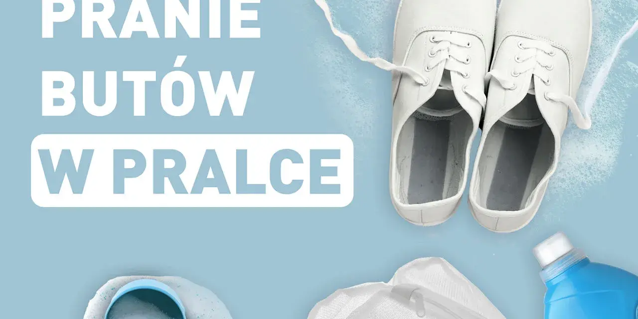 Białe trampki gotowe do prania w pralce. Dowiedz się, w jakiej temperaturze prać buty, by były jak nowe.
