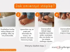 Jak zmierzyć stopę dziecka? Krok po kroku: przyklej kartkę, upewnij się, że pięta jest dosunięta, zaznacz najdłuższy palec i najszersze miejsca. 13 cm jaki to rozmiar buta dziecka?