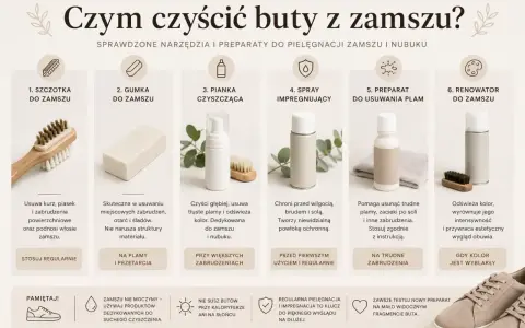 Szczotka, gumka, pianka, spray i preparaty – oto jak czyścić buty z zamszu, by wyglądały jak nowe.
