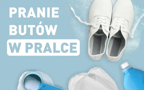Białe trampki gotowe do prania w pralce. Dowiedz się, w jakiej temperaturze prać buty, by były jak nowe.