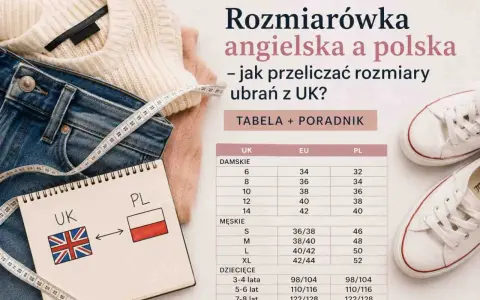 Tabela rozmiarów UK i PL. Rozmiar 6 UK to 34 EU i 32 PL. Jak to jaki to rozmiar buta? Sprawdź w tabeli!