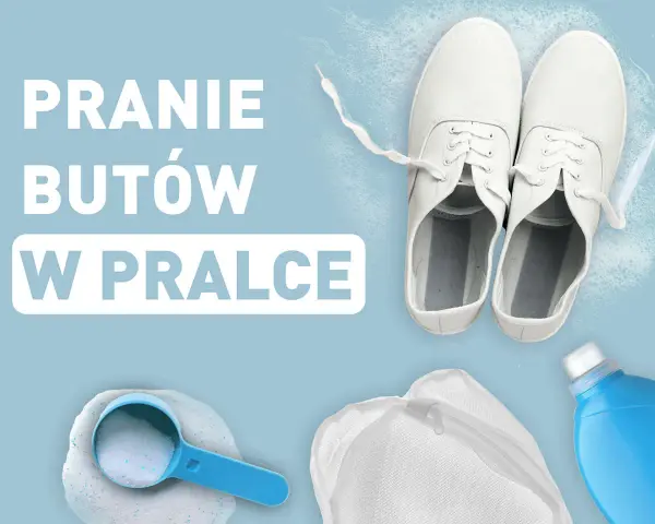 Białe trampki gotowe do prania w pralce. Dowiedz się, w jakiej temperaturze prać buty, by były jak nowe.